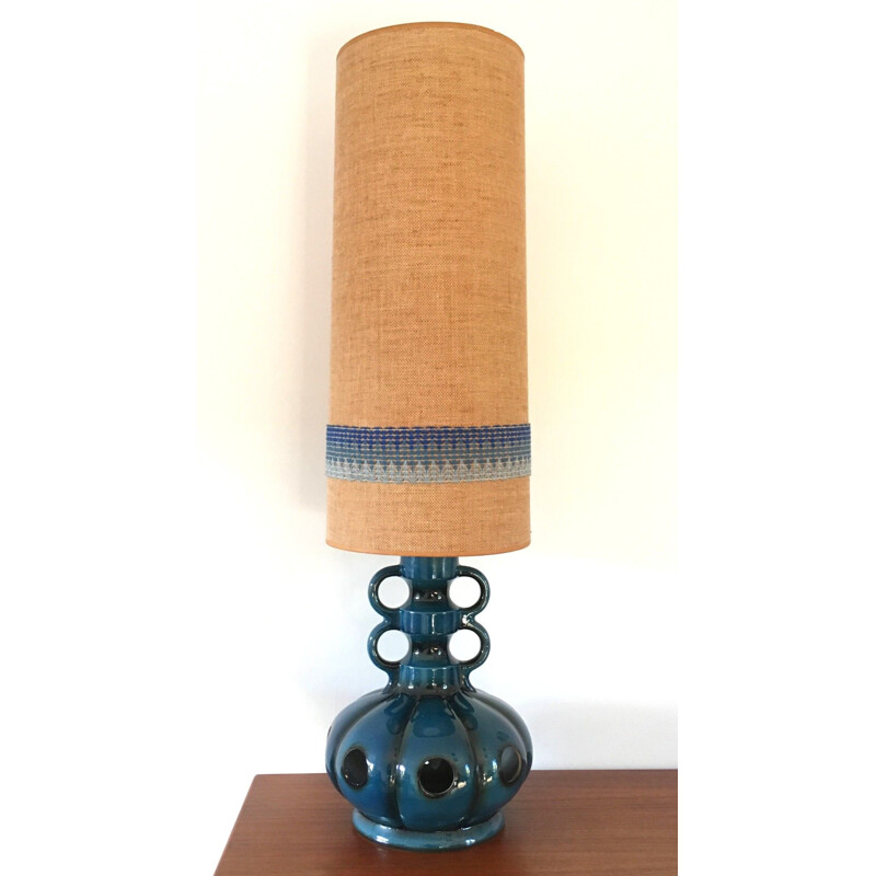 Vintage ceramic floor lamp, 1970s