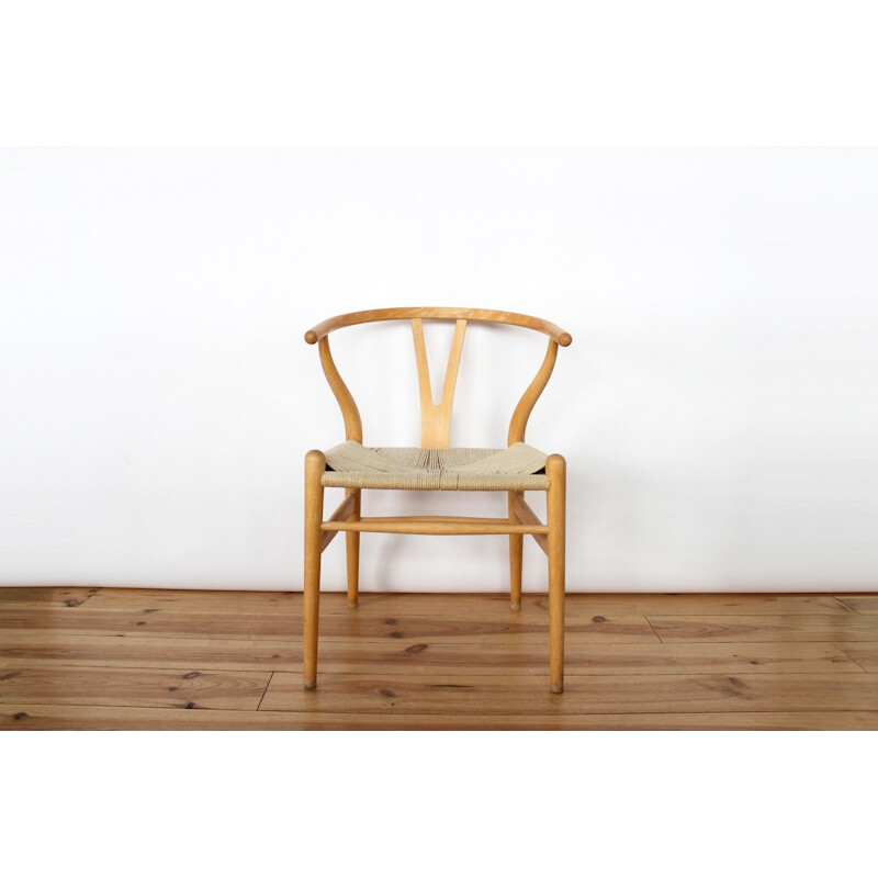 "Wishbone" beechwood chair, Hans J. WEGNER - 1950s