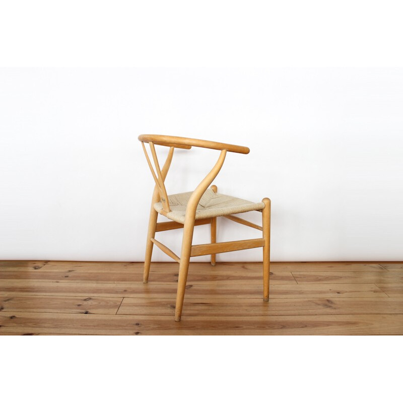 "Wishbone" beechwood chair, Hans J. WEGNER - 1950s