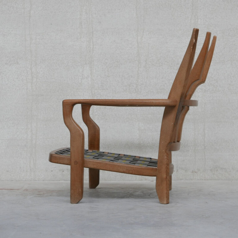 Paire de fauteuils français vintage "Romeo" par Guillerme et Chambron, 1960