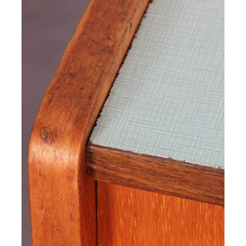 Pair of vintage wood and formica night stands, 1970