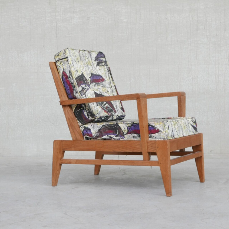 Mid-century French armchair by Rene Gabriel, 1950s