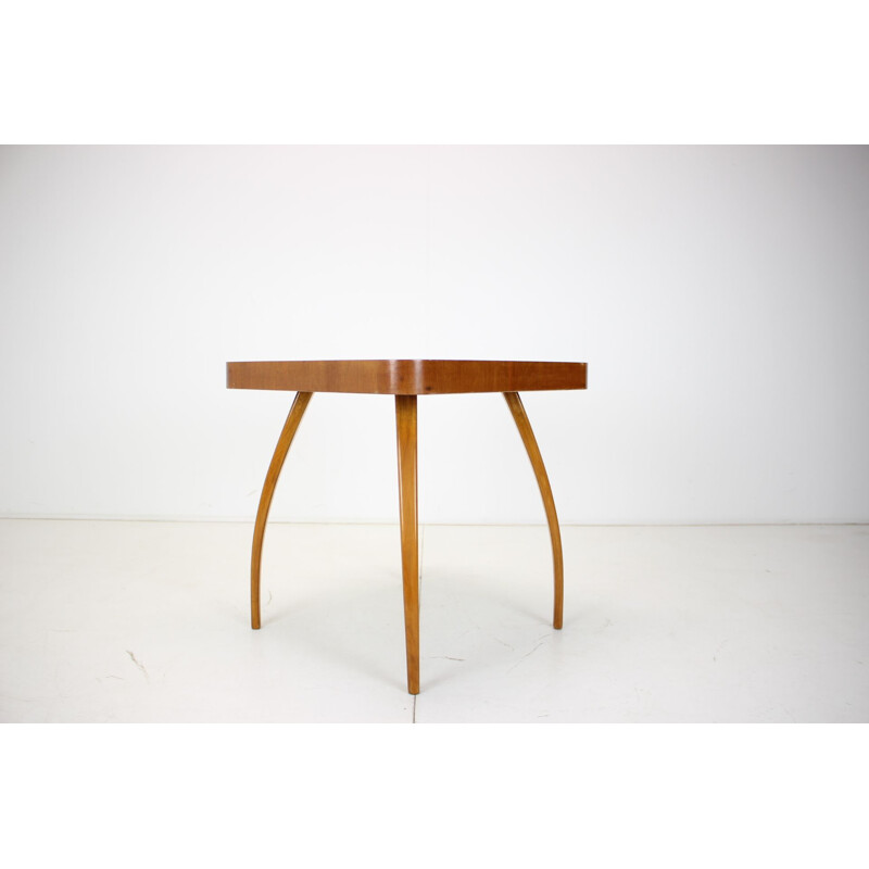 Mesa de centro vintage de madera, Checoslovaquia