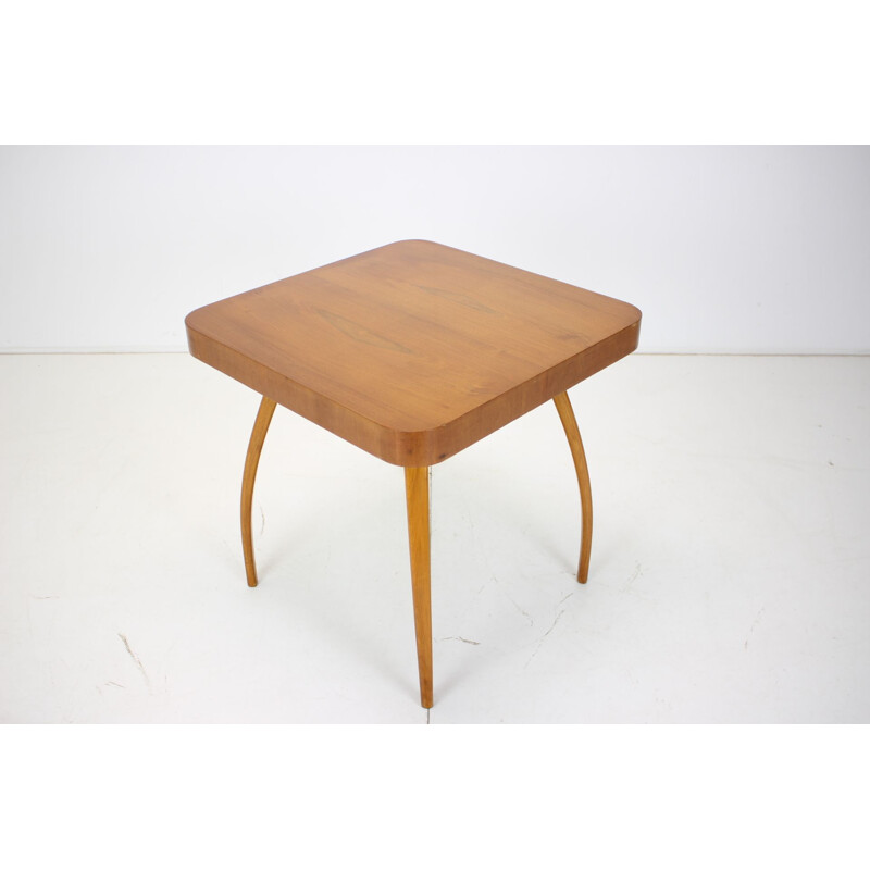 Vintage wooden coffee table, Czechoslovakia