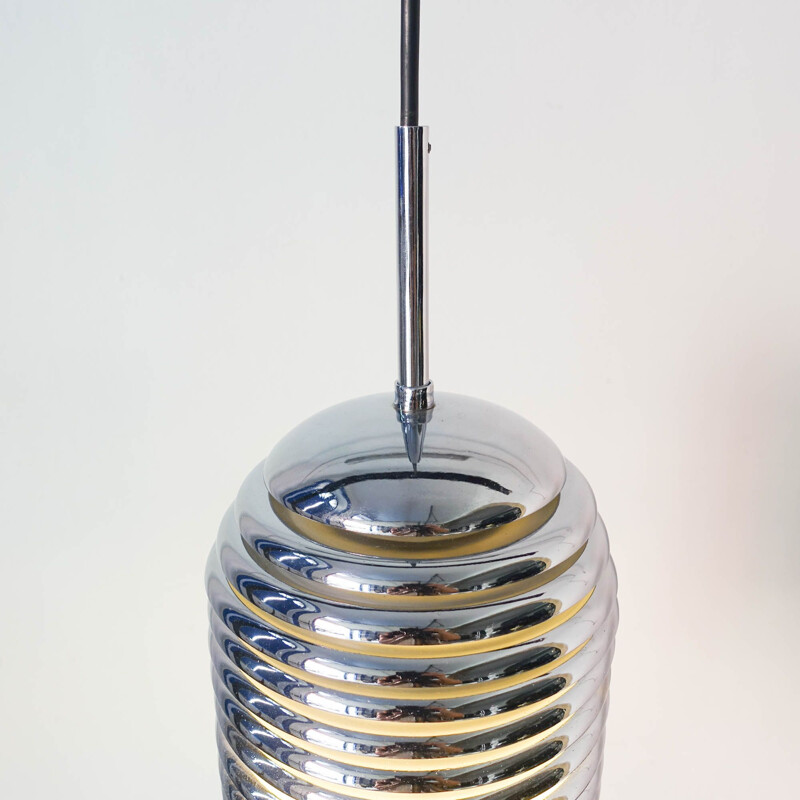 Vintage Saturno pendant lamp by Kazuo Motozawa for Staff Leuchten, 1970s