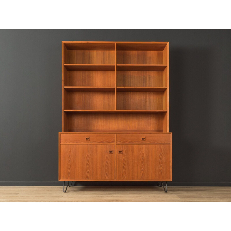 Vintage teak bookcase by Brouer Møbler, Denmark 1960s