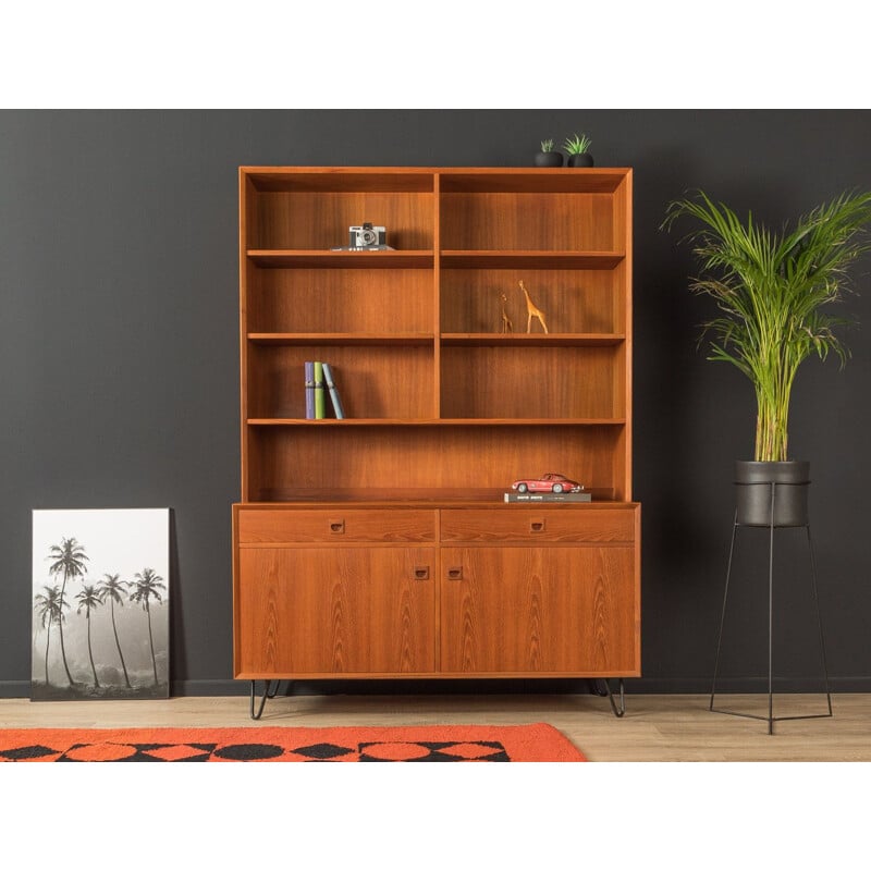 Vintage teak bookcase by Brouer Møbler, Denmark 1960s