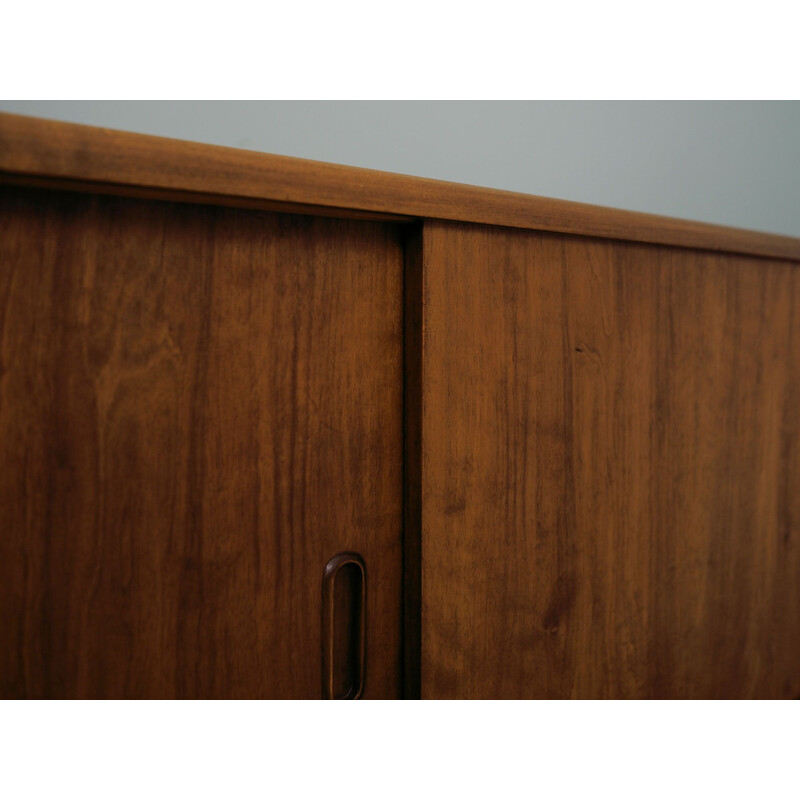 Walnut vintage Danish sideboard, 1960s