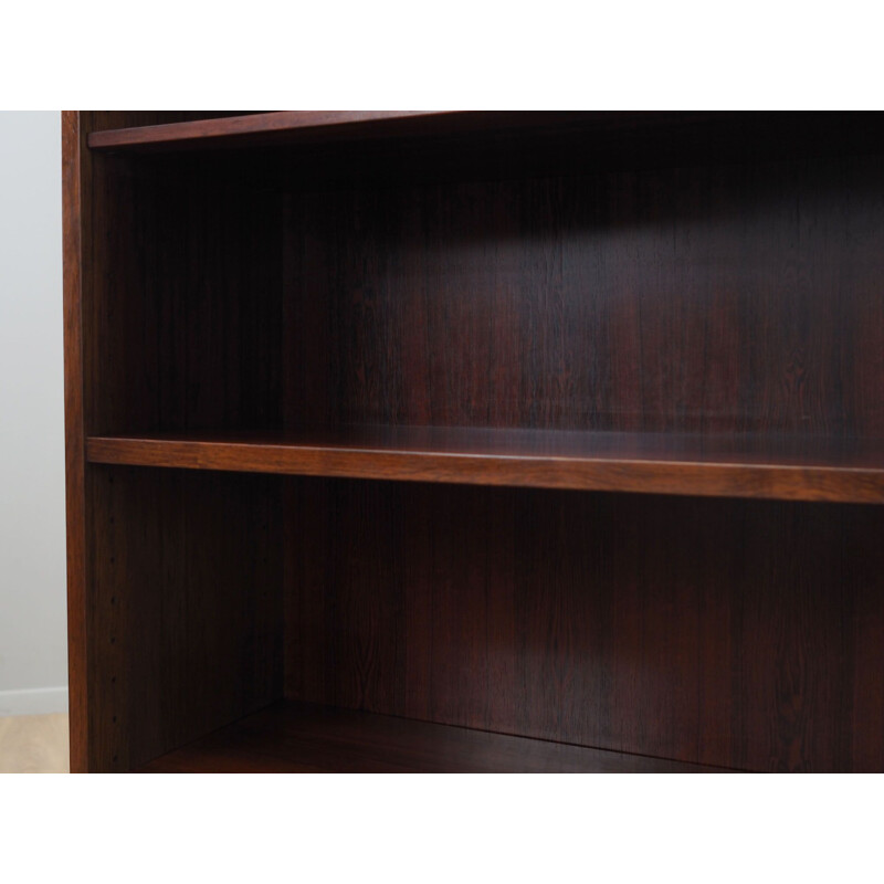 Rosewood Danish vintage bookcase by Omann Jun, 1960s