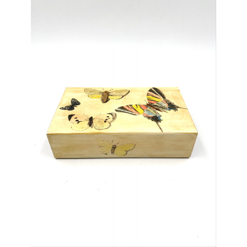 Mid century "Butterflies" box by Piero Fornasetti, Italy 1950s