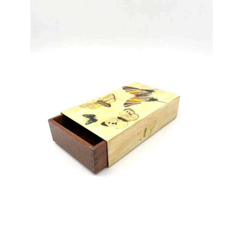 Mid century "Butterflies" box by Piero Fornasetti, Italy 1950s