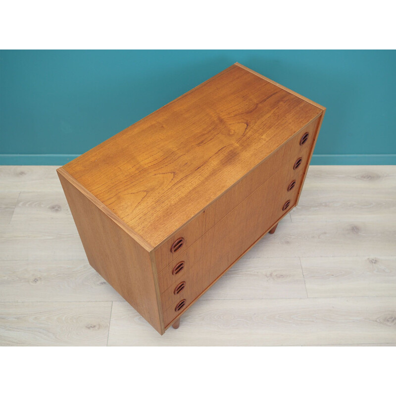 Teak vintage chest of drawers, Denmark 1960s