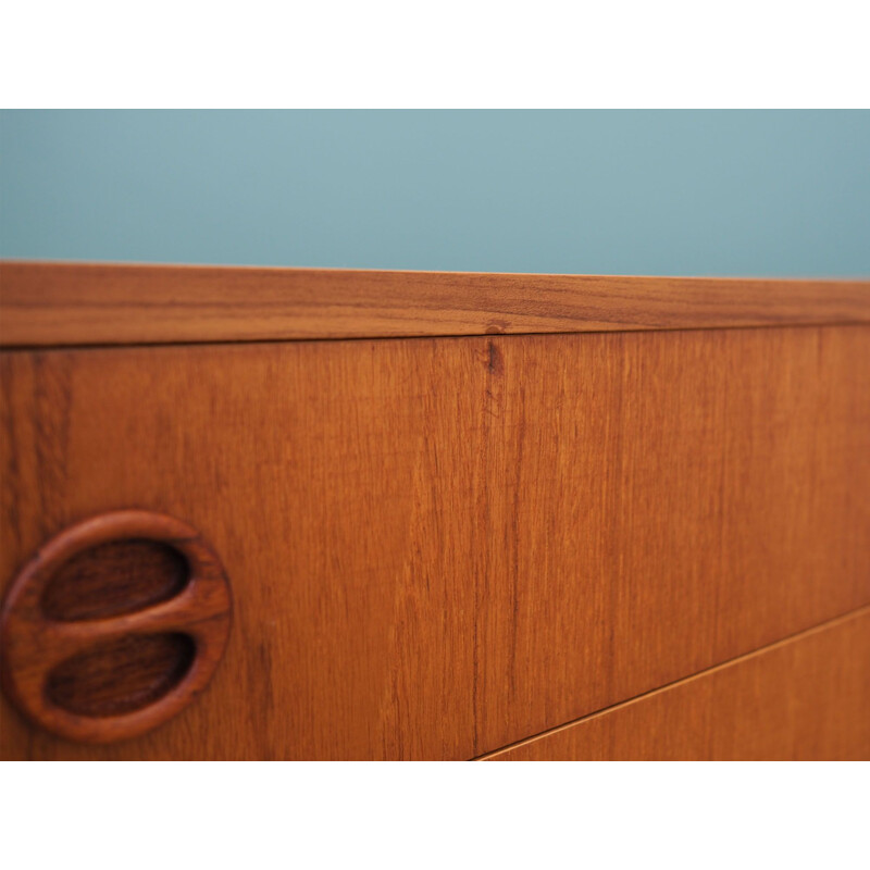 Teak vintage chest of drawers, Denmark 1960s