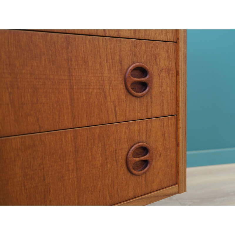 Teak vintage chest of drawers, Denmark 1960s