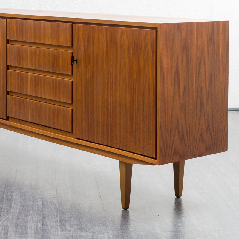 Vintage sideboard in walnut with lockable double door, 1960s