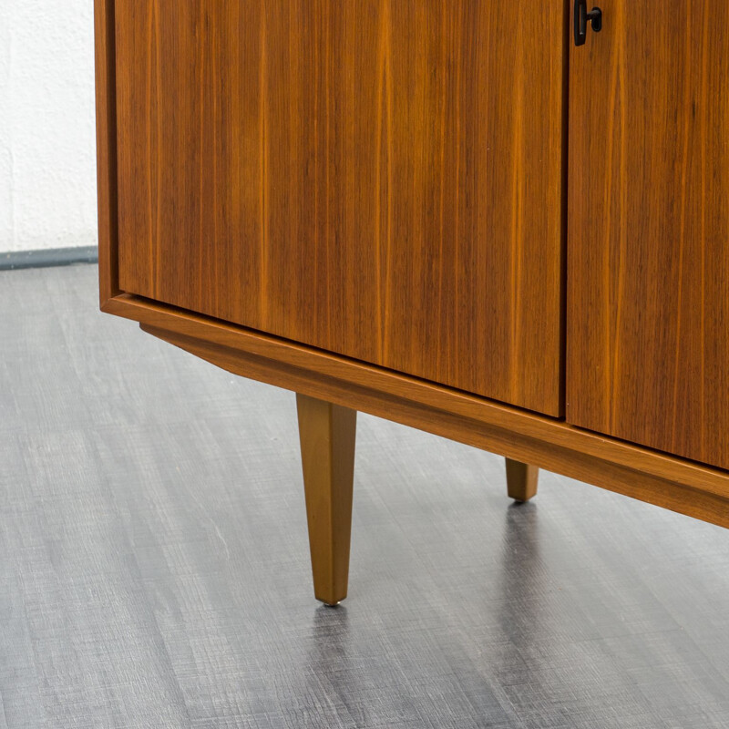 Vintage sideboard in walnut with lockable double door, 1960s