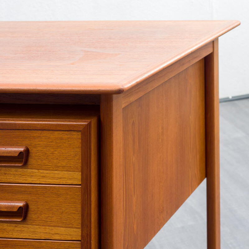 Mid-century Scandinavian teak desk, 1960s