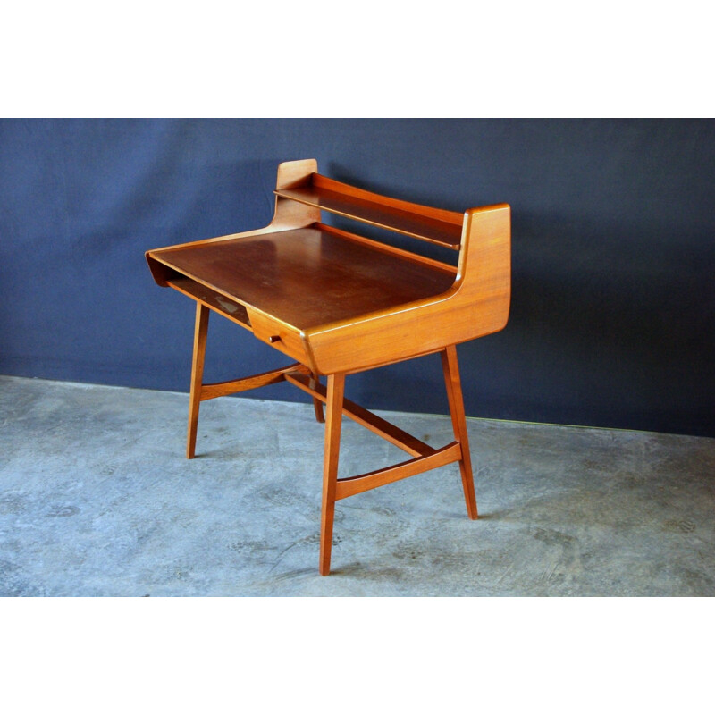 Vintage desk, Jacques HAUVILLE - 1960s
