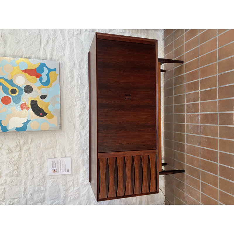 Vintage Sideboard mit zwei Schiebetüren von Arne Vodder für Sibast, Dänemark 1950