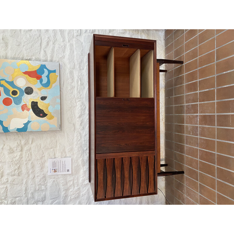 Vintage Sideboard mit zwei Schiebetüren von Arne Vodder für Sibast, Dänemark 1950