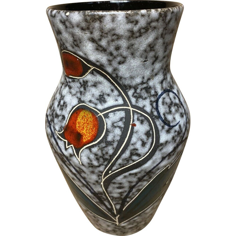 Jarrón de cerámica vintage, Alemania 1950-1960