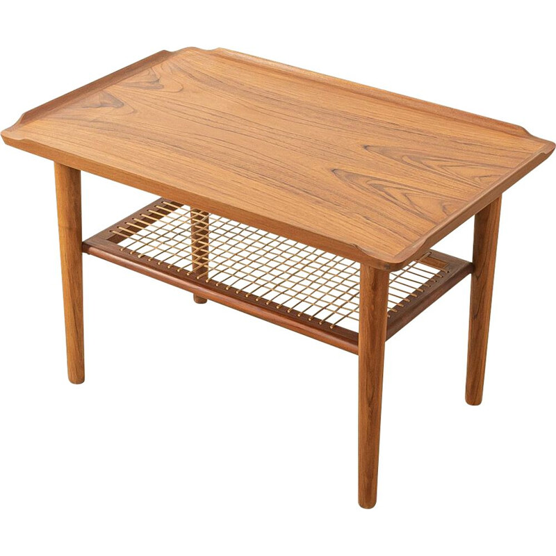 Vintage solid wood coffee table, Germany 1960s