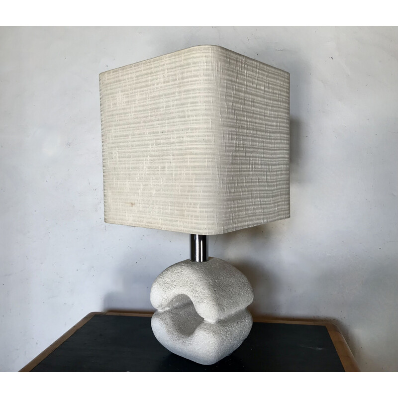 Vintage stenen lamp van Albert Tormos, Frankrijk 1970