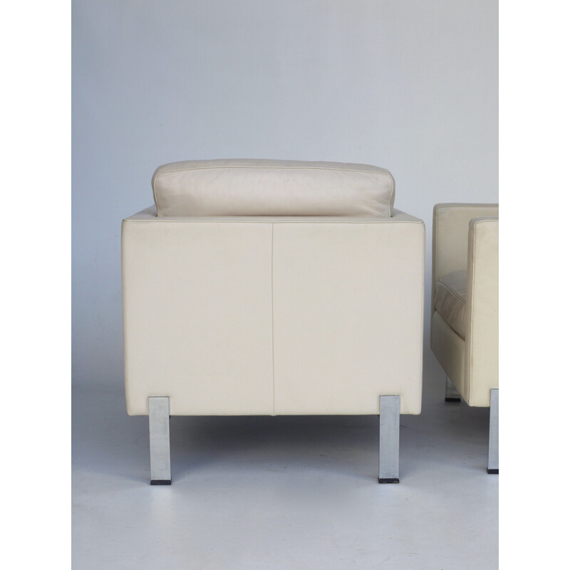 Paar Vintage Sessel Ds-118 Leder von De Sede