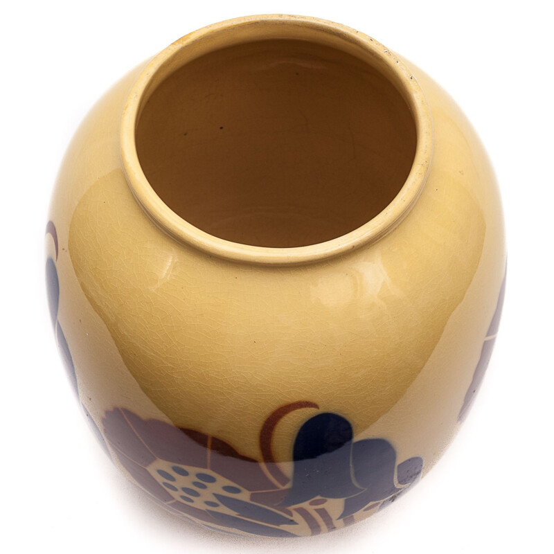 Vintage-Vase aus Keramik von Lunéville für Lafayette, 1930