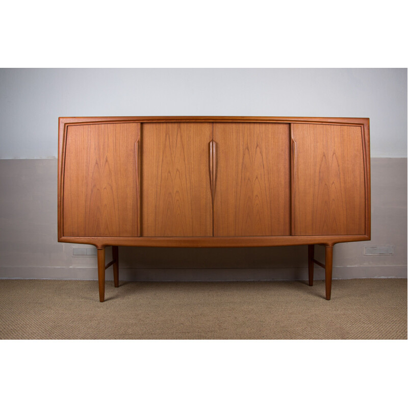 Vintage Danish teak sideboard by Gunni Omann for Omann Juns Møbelfabrik, 1960