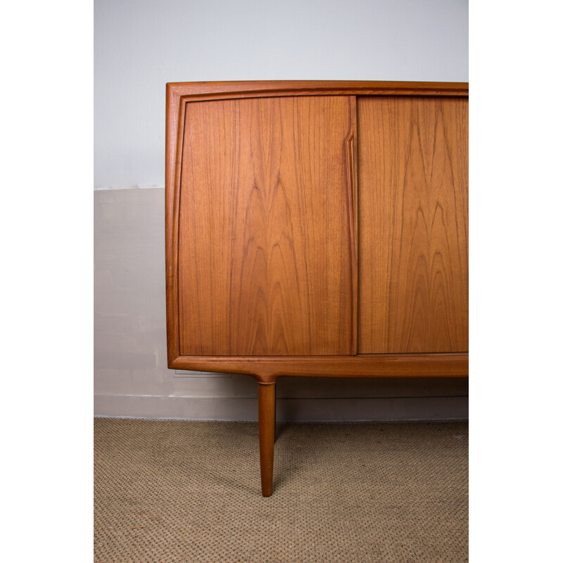 Vintage Danish teak sideboard by Gunni Omann for Omann Juns Møbelfabrik, 1960