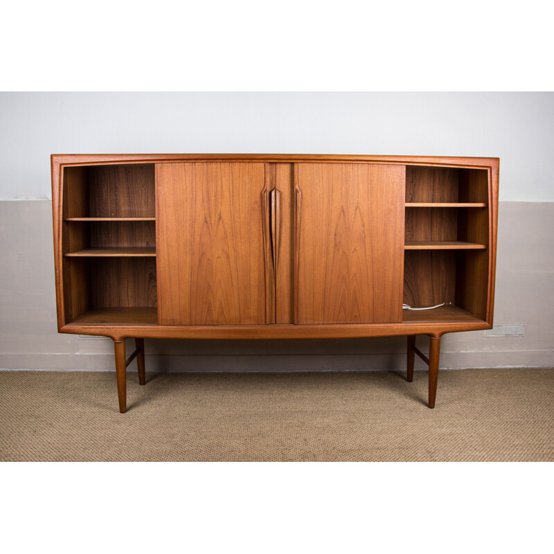 Vintage Danish teak sideboard by Gunni Omann for Omann Juns Møbelfabrik, 1960