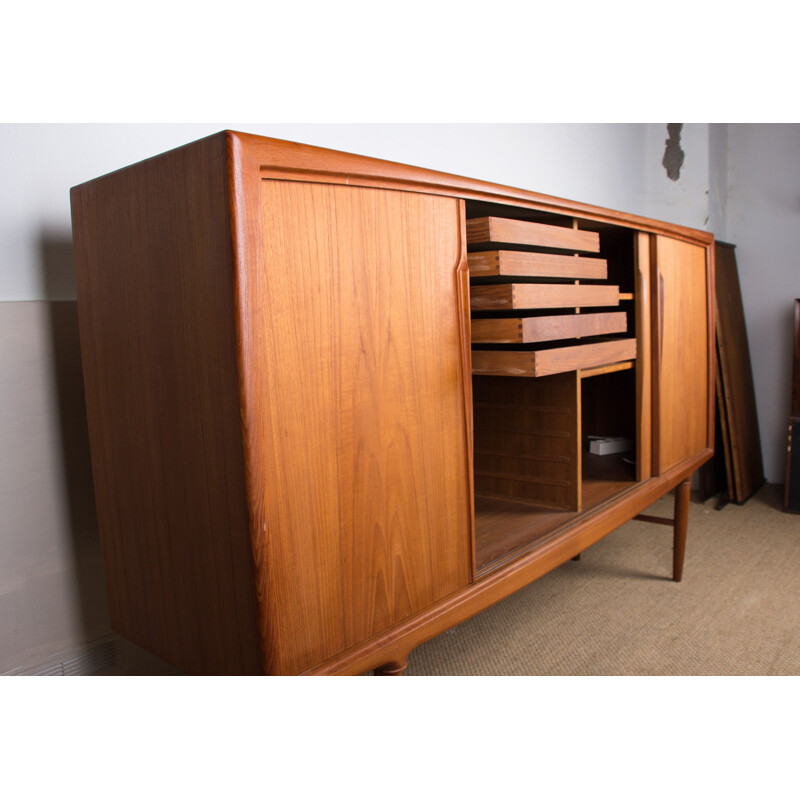 Vintage Danish teak sideboard by Gunni Omann for Omann Juns Møbelfabrik, 1960