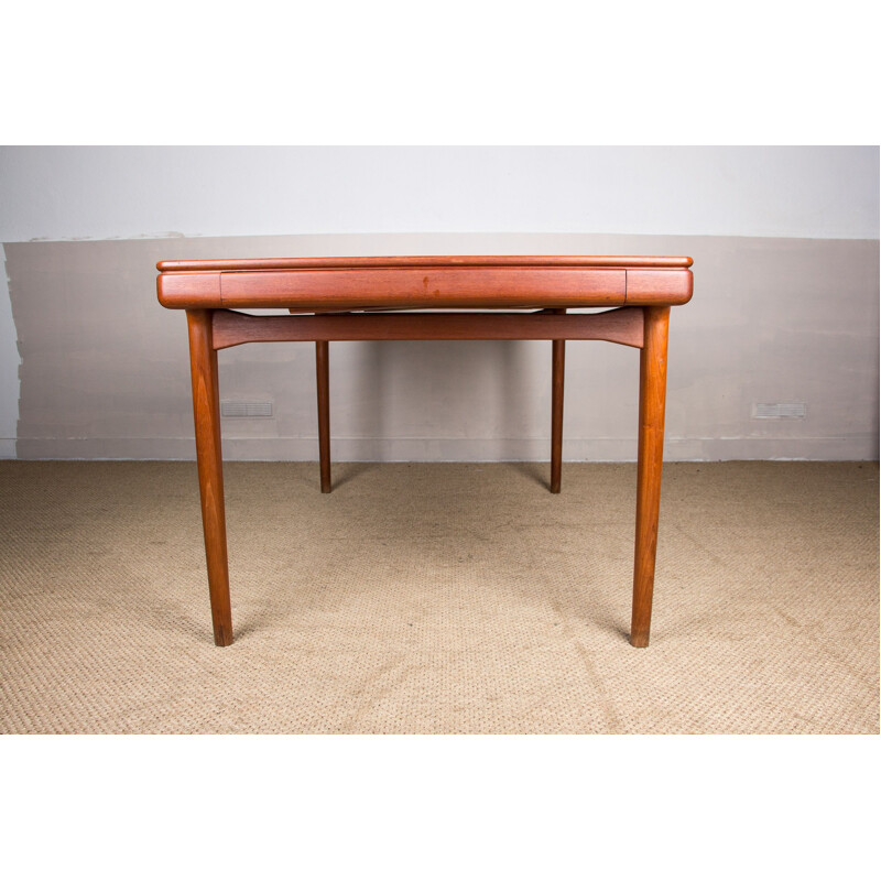 Vintage Danish teak extension table by Joahnnes Andersen for Uldum Mobelfabrik, 1960