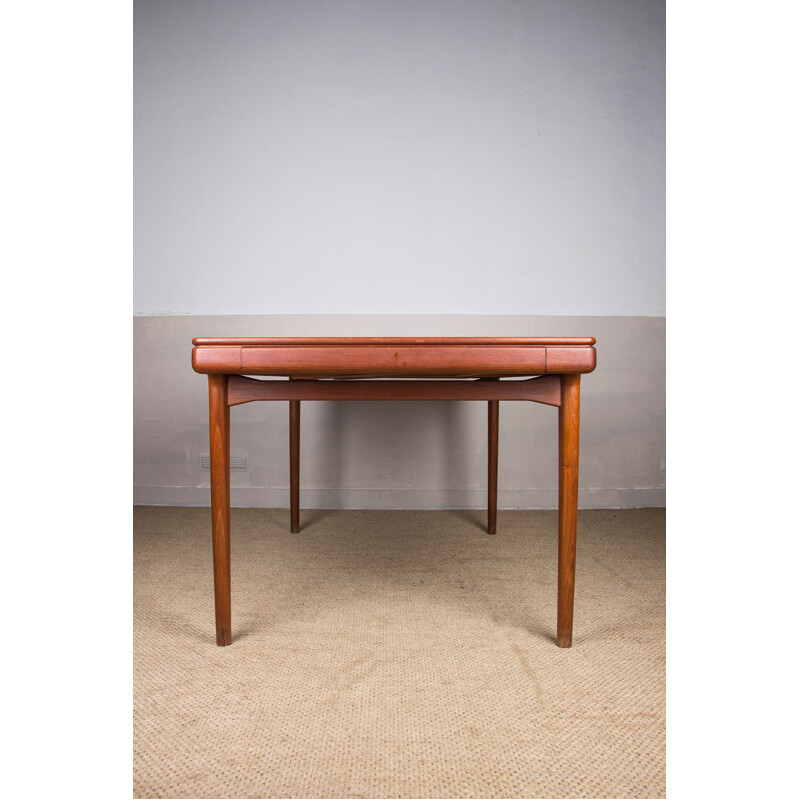 Vintage Danish teak extension table by Joahnnes Andersen for Uldum Mobelfabrik, 1960