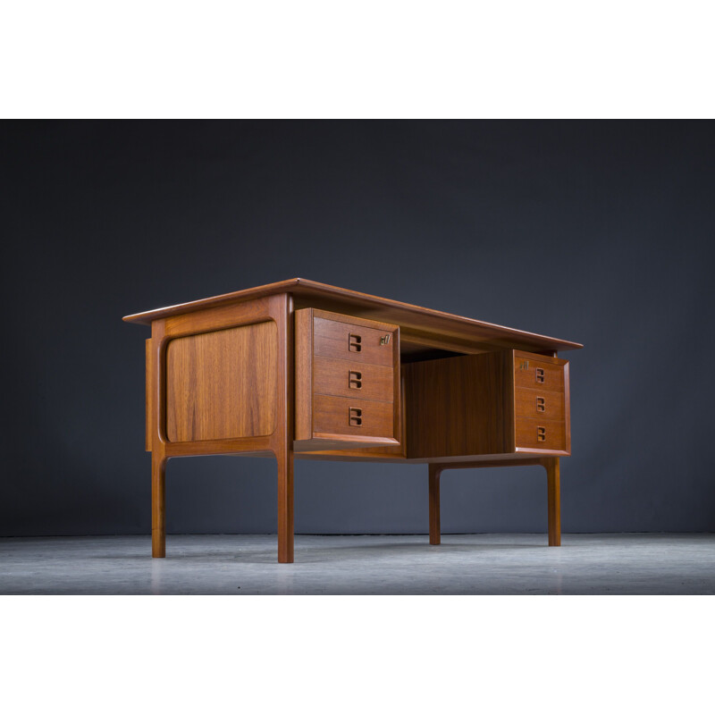 Mid-century teak desk by Arne Vodder, Denmark 1960s