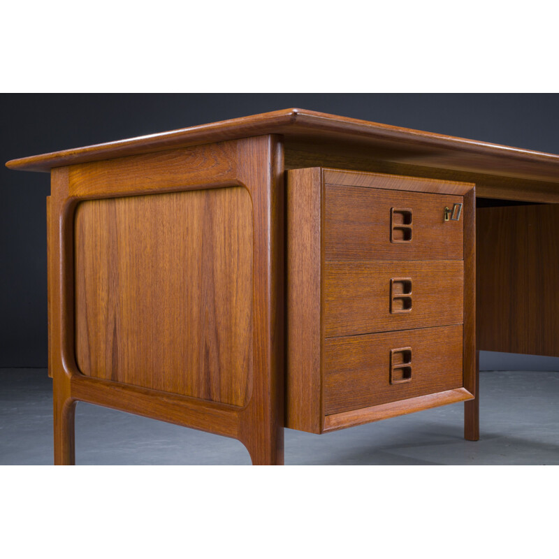 Mid-century teak desk by Arne Vodder, Denmark 1960s