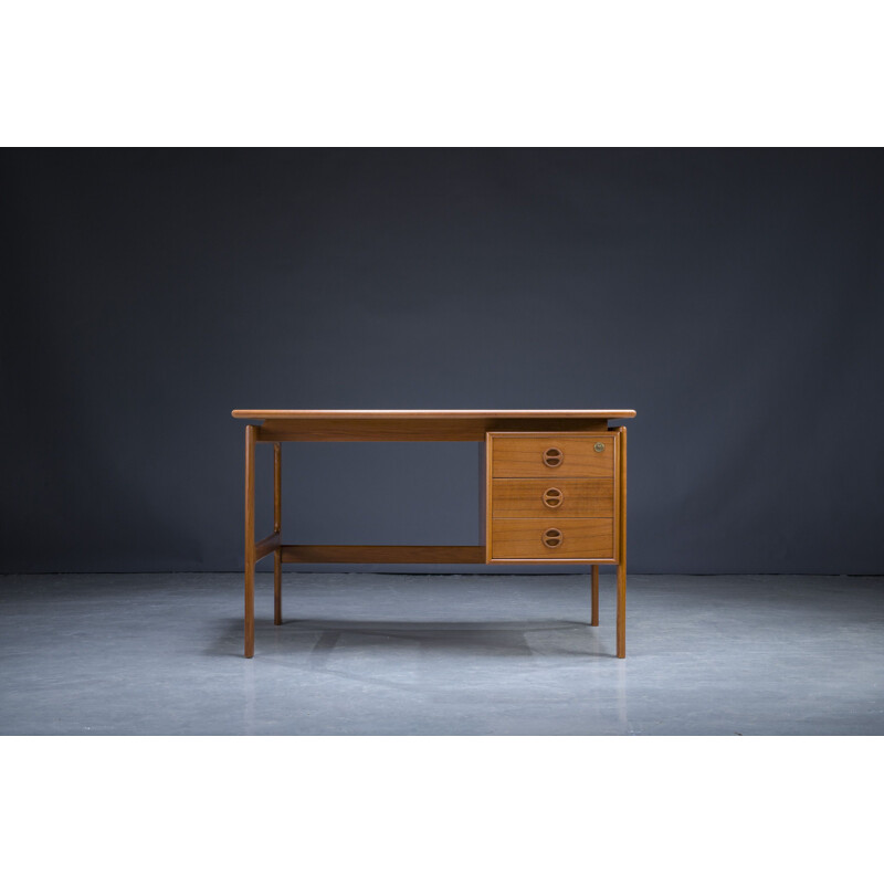 Mid-century teak desk by Arne Vodder, Denmark 1960s