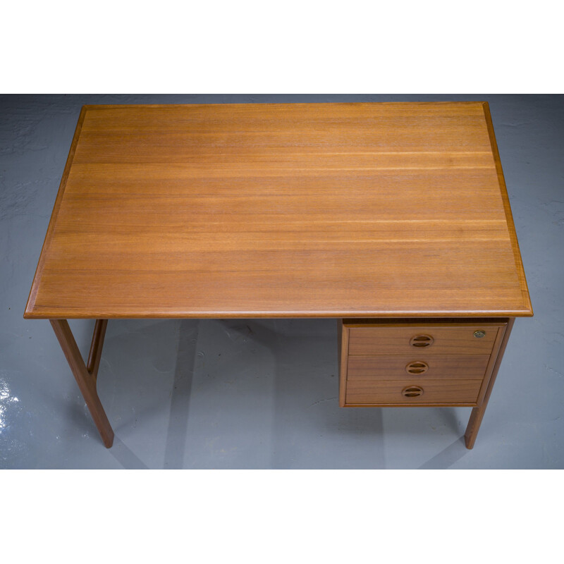 Mid-century teak desk by Arne Vodder, Denmark 1960s