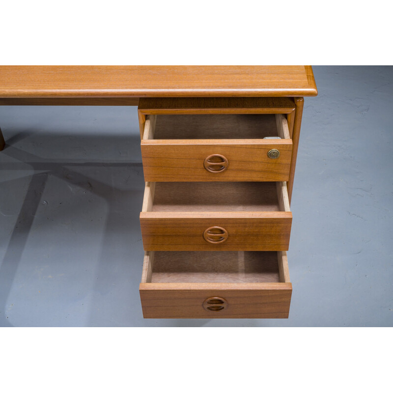 Mid-century teak desk by Arne Vodder, Denmark 1960s