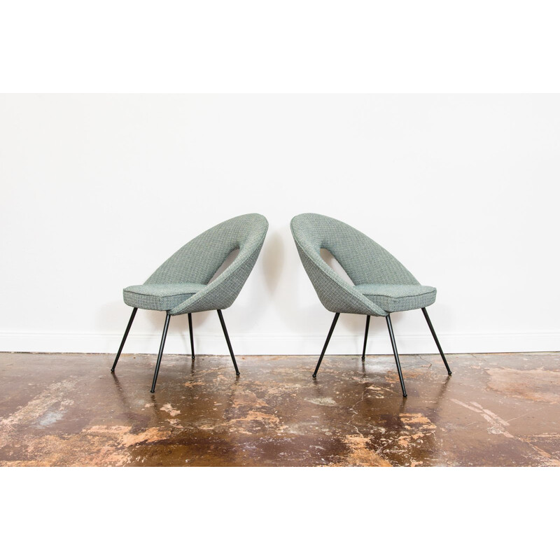 Pair of vintage Shell chairs, 1960s