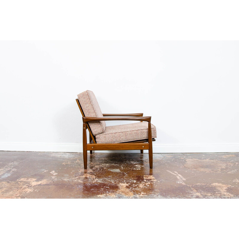 Teak vintage "Kolding" armchair by Erik Wørts for Ikea, 1960