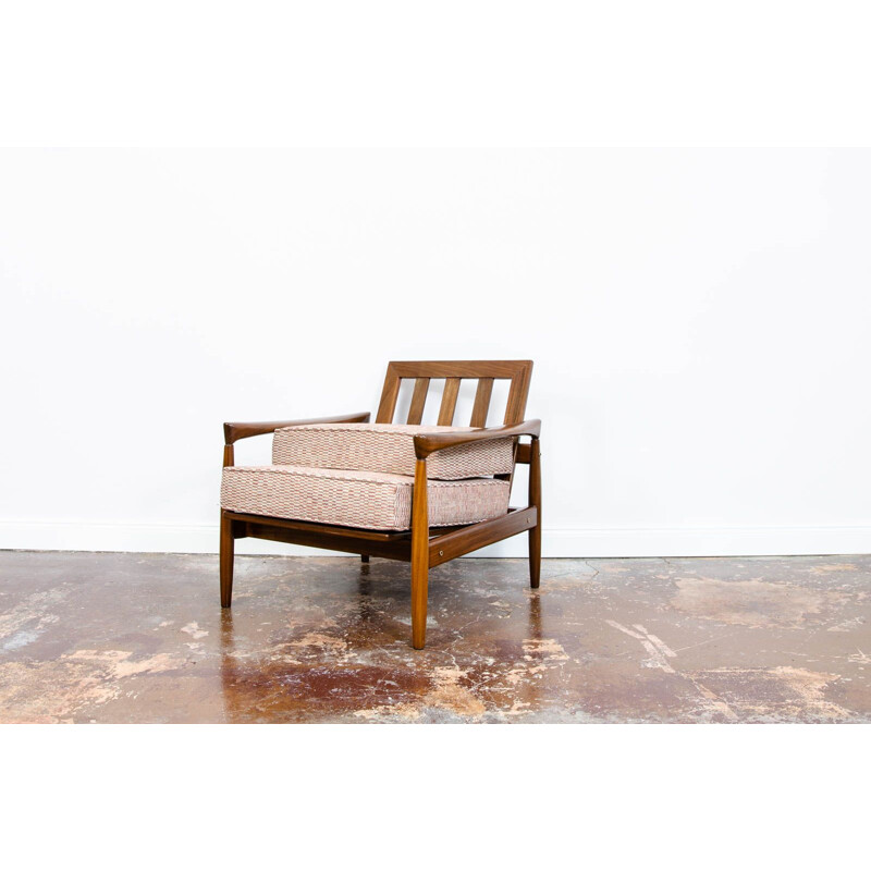 Teak vintage "Kolding" armchair by Erik Wørts for Ikea, 1960