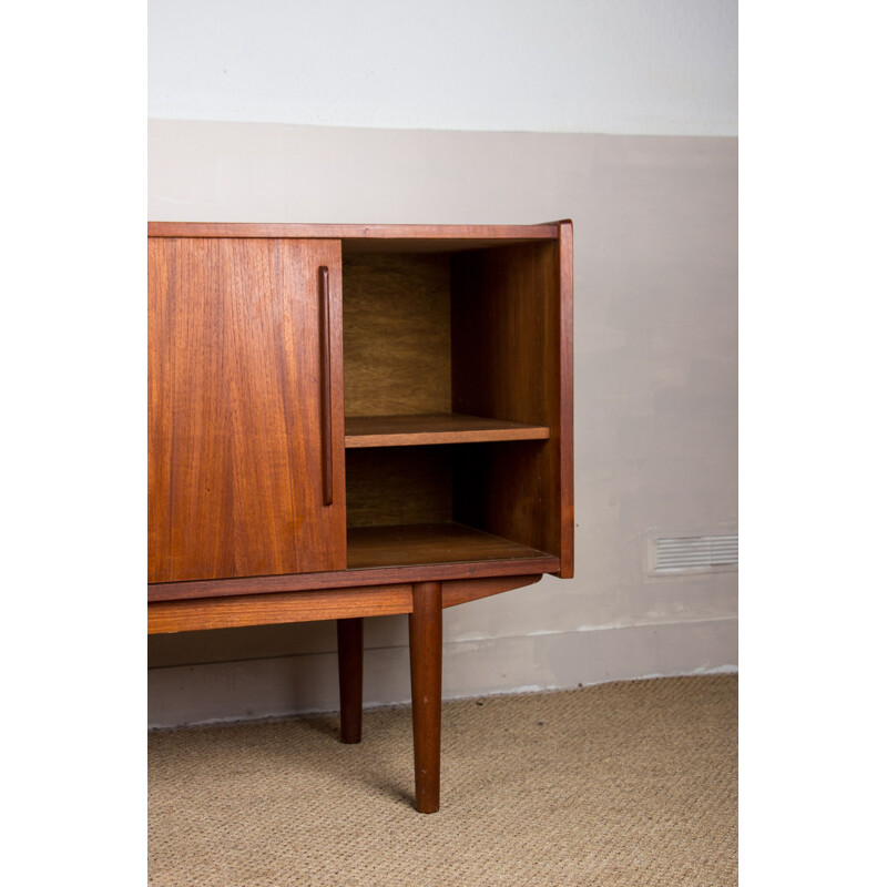 Vintage Danish teak sideboard with 4 large drawers in the centre, 1960