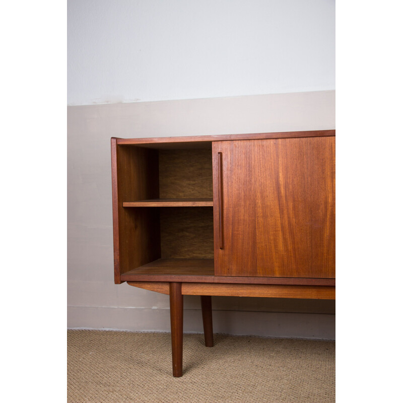 Vintage Danish teak sideboard with 4 large drawers in the centre, 1960