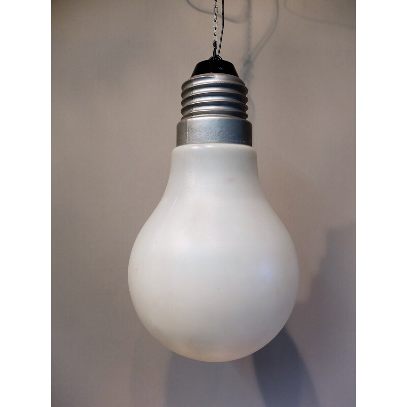 Mid-century "Bulb Bulb" hanging lamp in plastic, Ingo MAURER - 1970s