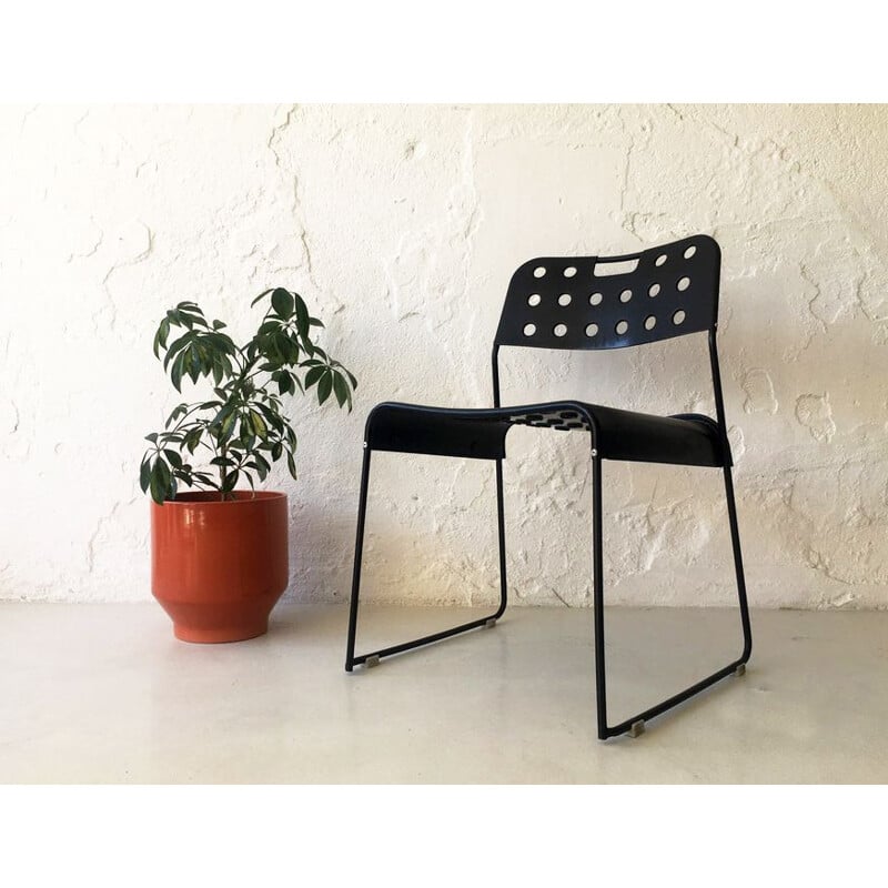 Vintage Omstack chair by Rodney Kinsman for Bieffeplast, 1970s