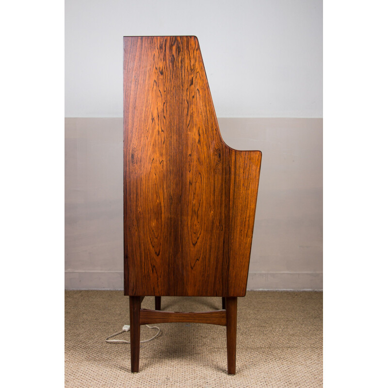 Vintage Danish Rio rosewood secretary model 37 by Arne Wahl Iversen for Vinde Mobelfabrik, 1960