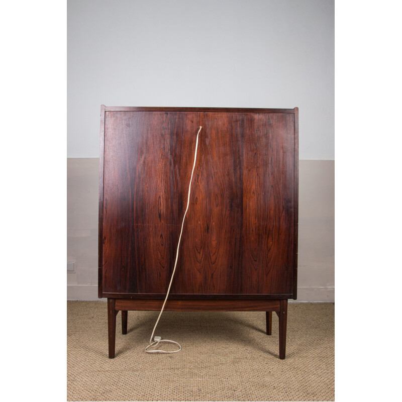 Vintage Danish Rio rosewood secretary model 37 by Arne Wahl Iversen for Vinde Mobelfabrik, 1960