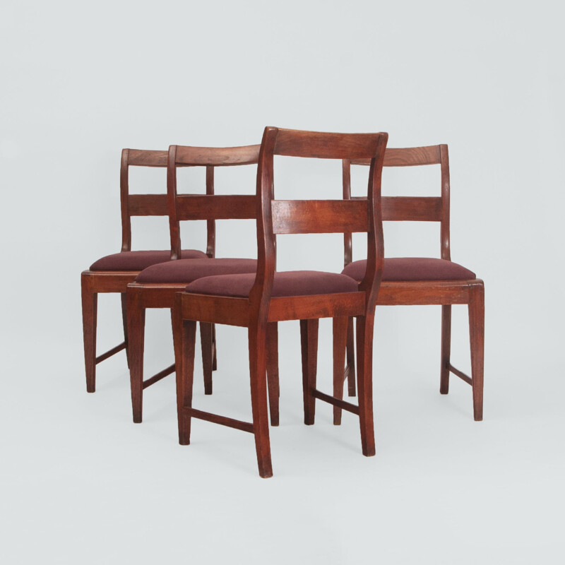 Vintage set of 2 Danish dining chairs, 1930s